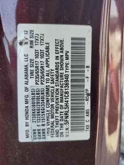 2012 HONDA ODYSSEY