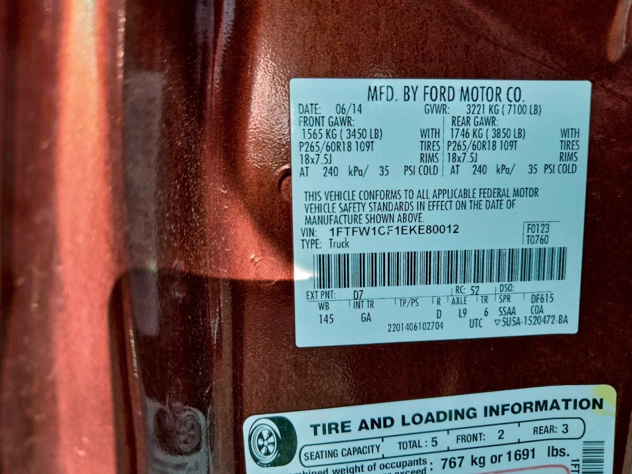 2014 FORD F-150