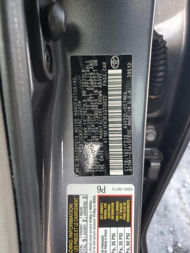 2014 TOYOTA CAMRY