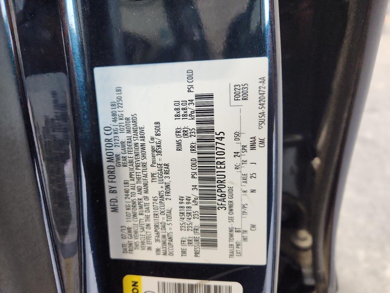 2014 FORD FUSION