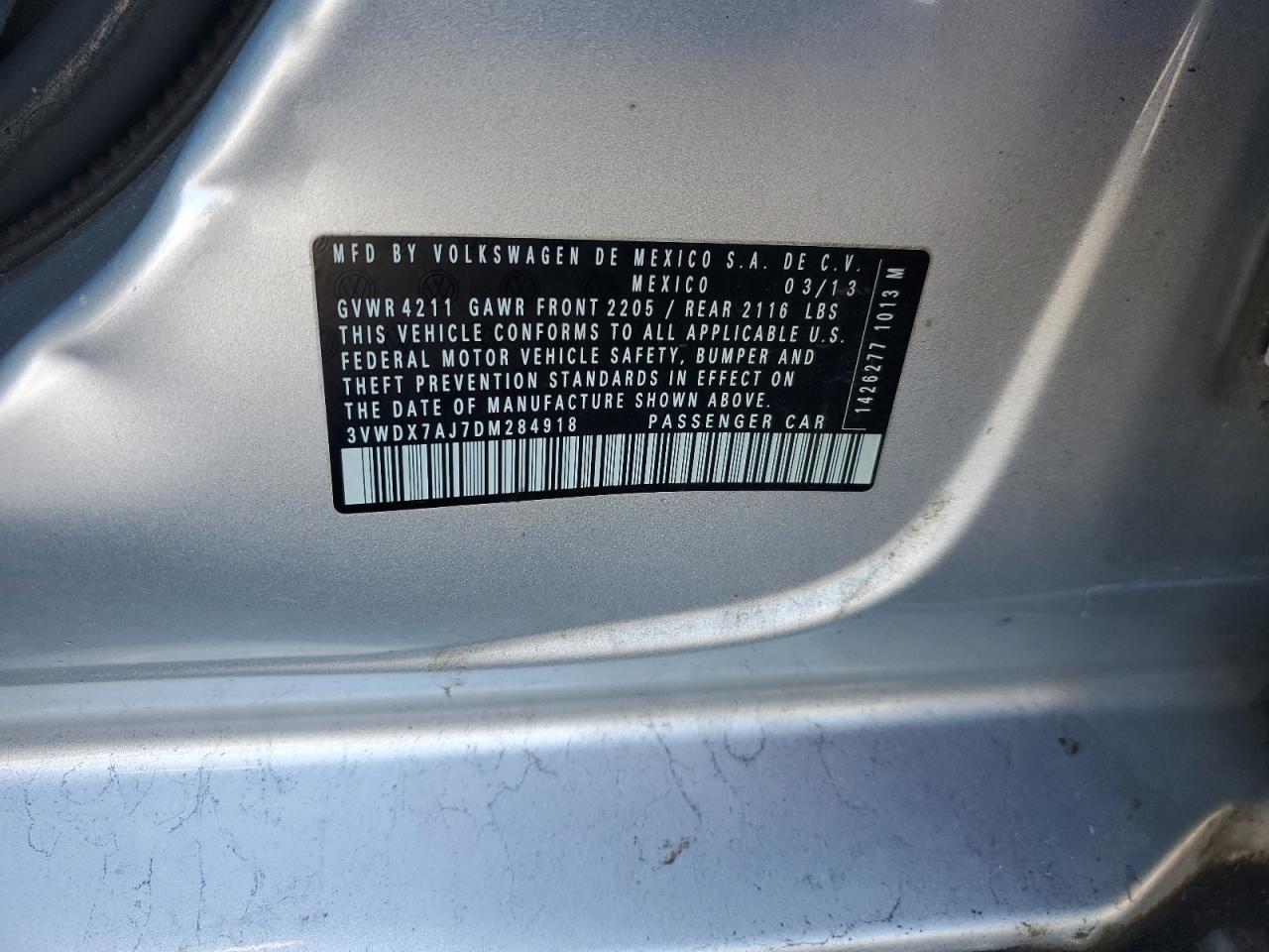 2013 VOLKSWAGEN JETTA