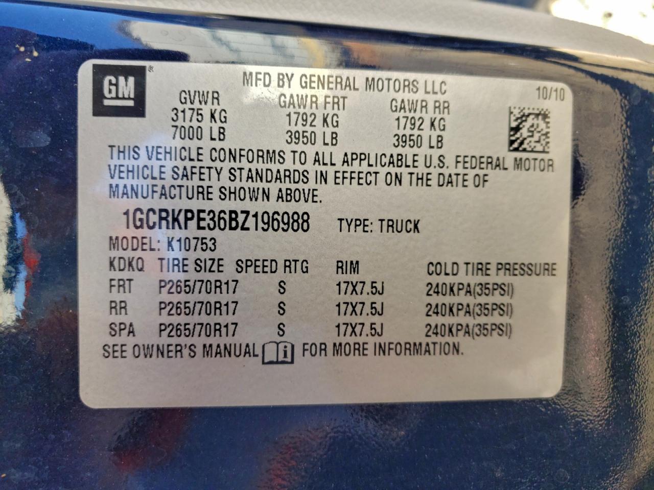 2011 CHEVROLET Silverado