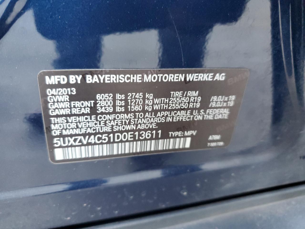 2013 BMW X5