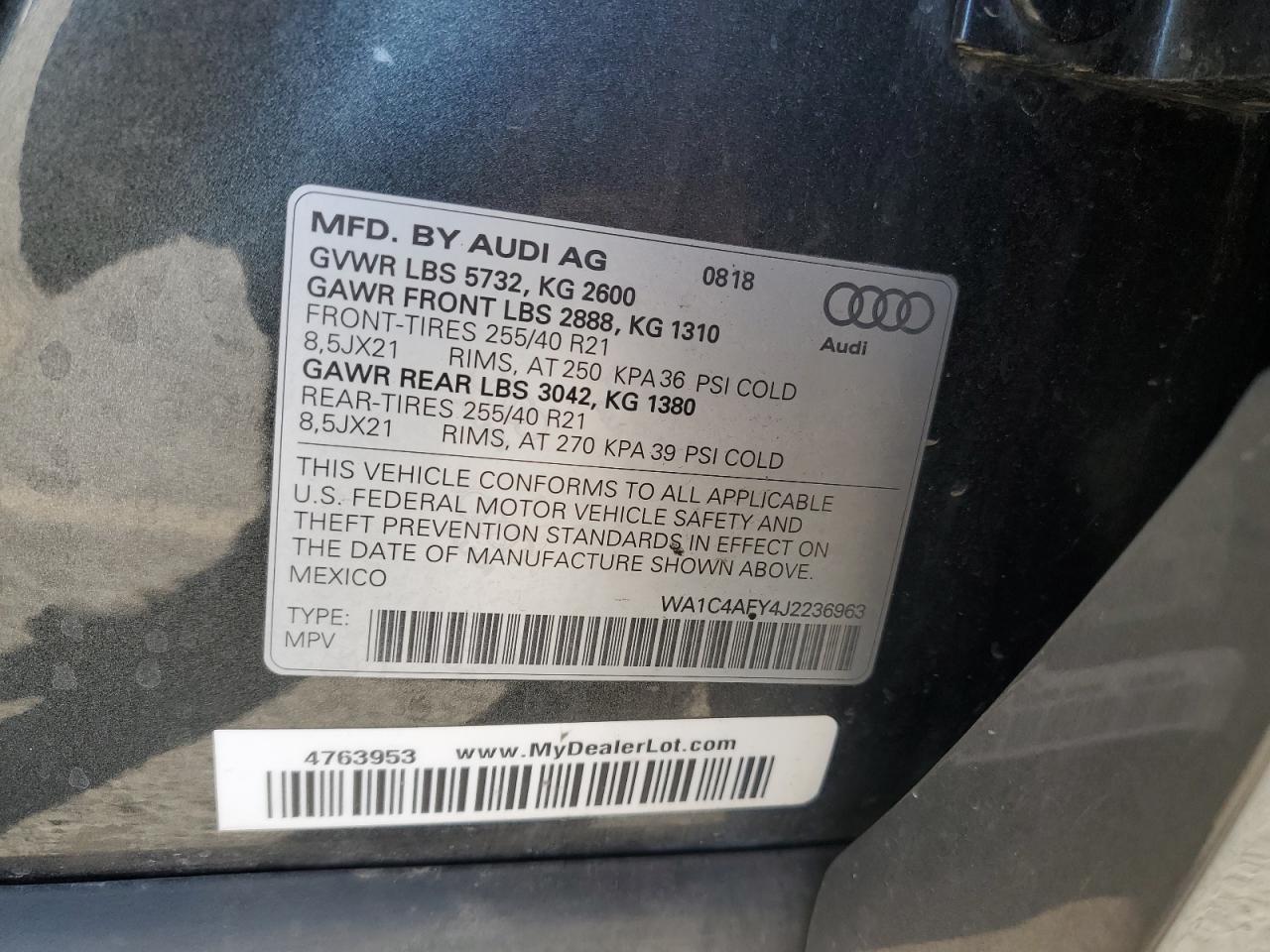 2018 AUDI SQ5
