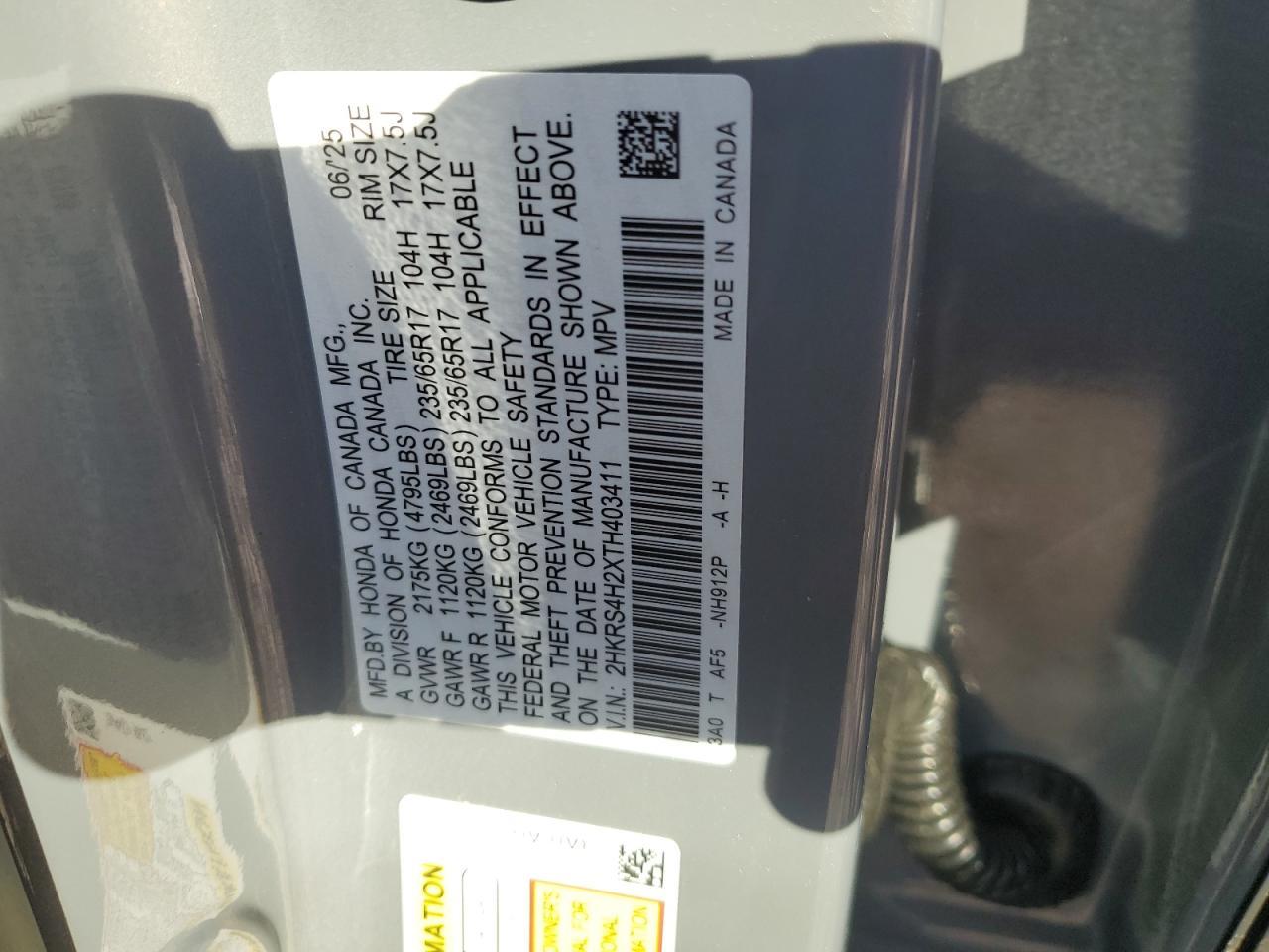 2026 HONDA CR-V