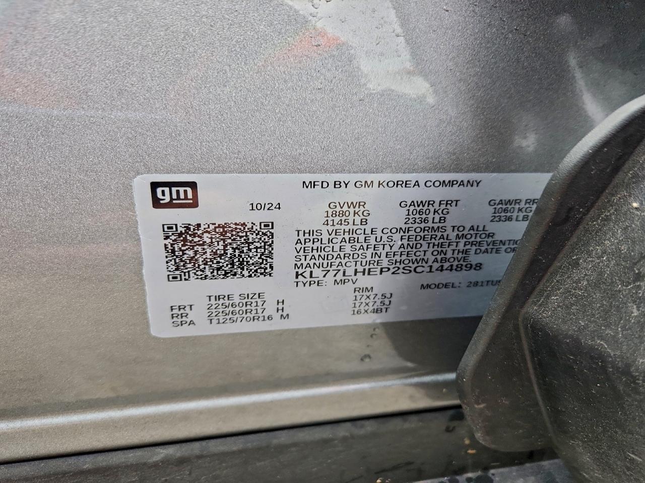 2025 CHEVROLET TRAX