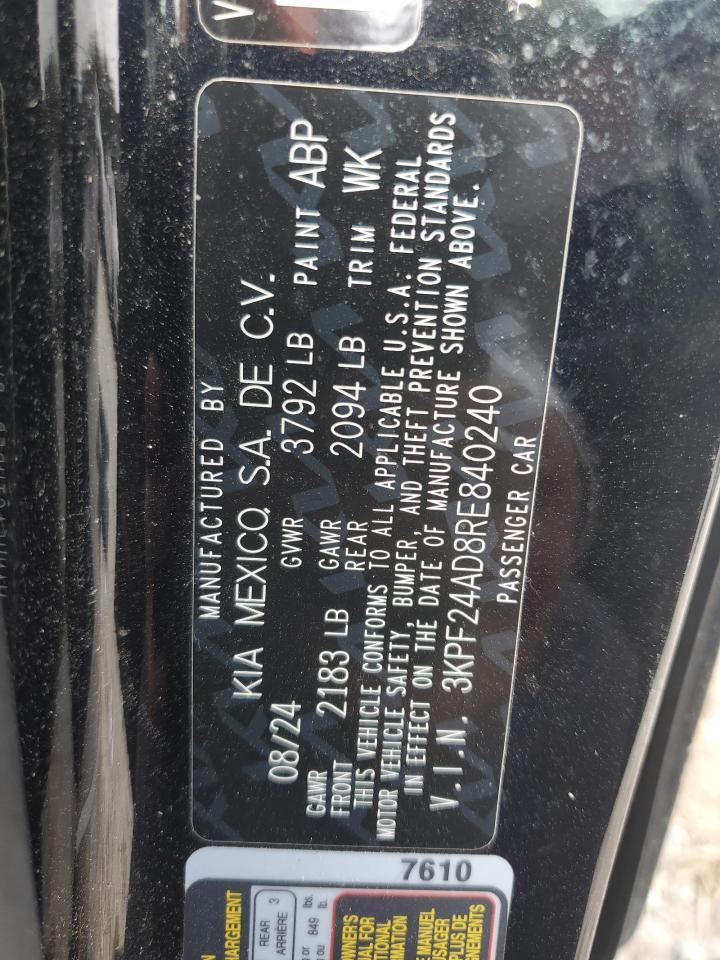 2024 KIA FORTE