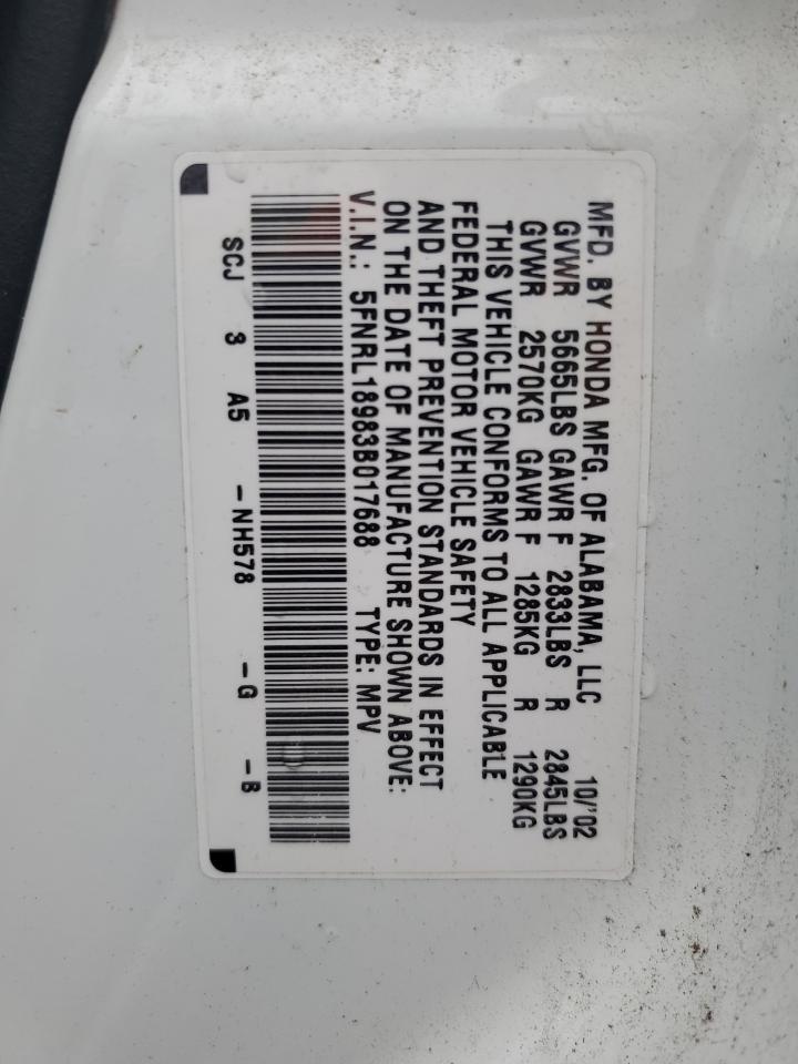 2003 HONDA ODYSSEY