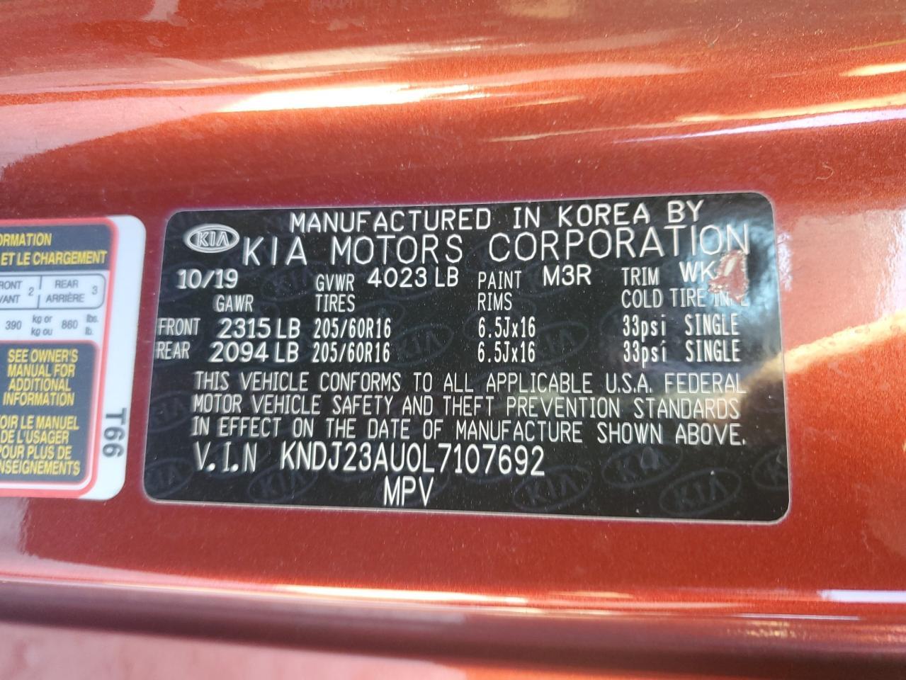 2020 KIA SOUL