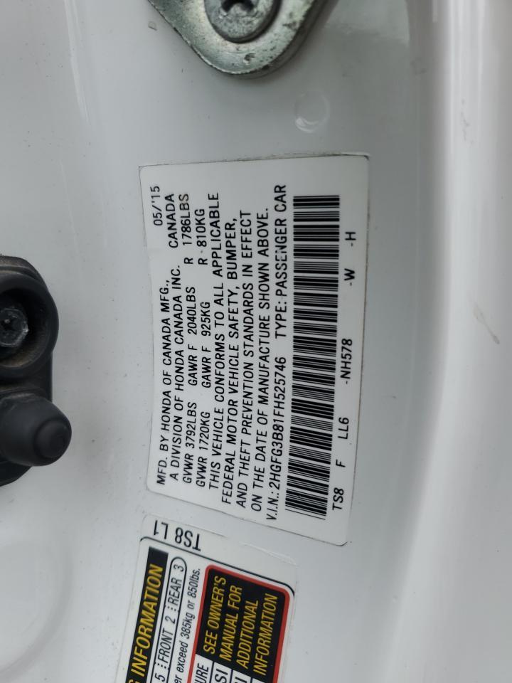 2015 HONDA CIVIC