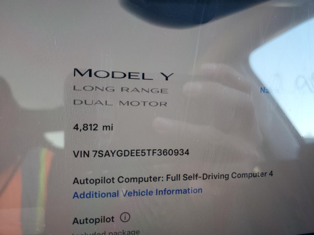 2026 TESLA MODEL Y