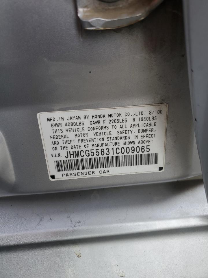 2001 HONDA ACCORD