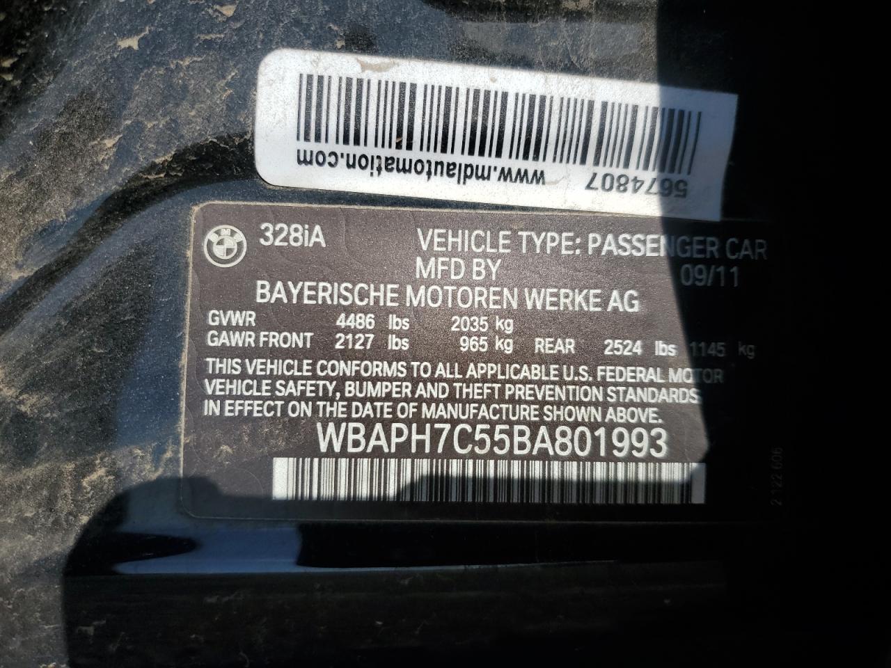 2011 BMW 3 SERIES