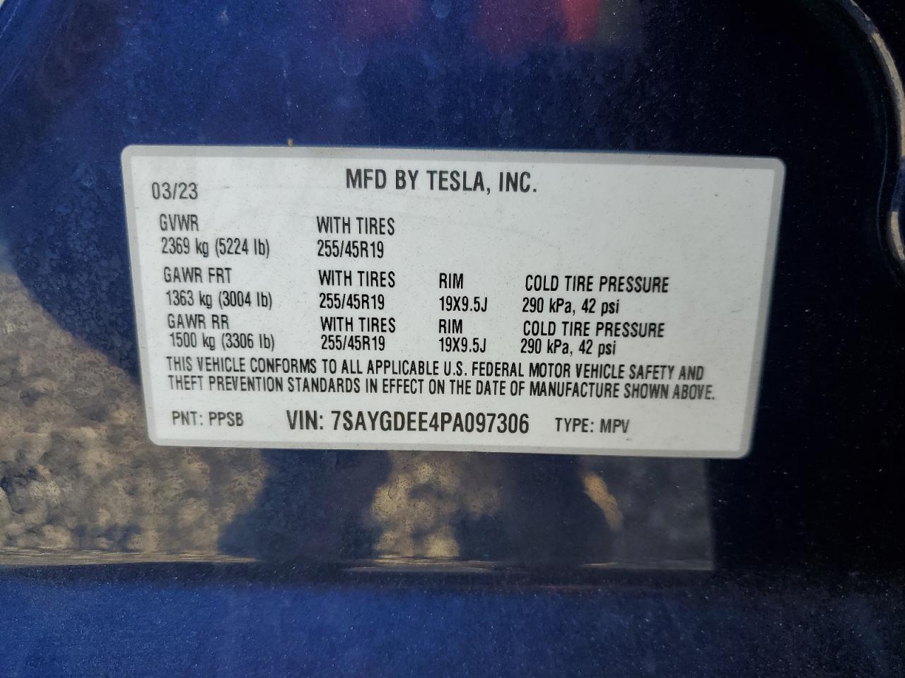 2023 TESLA MODEL Y