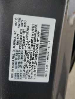 2013 HONDA ODYSSEY