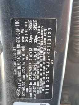 2011 KIA SORENTO