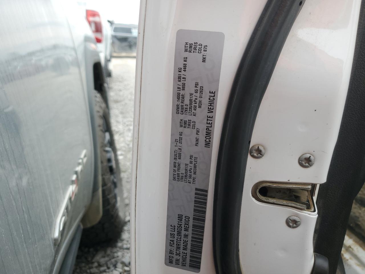 2021 RAM 3500