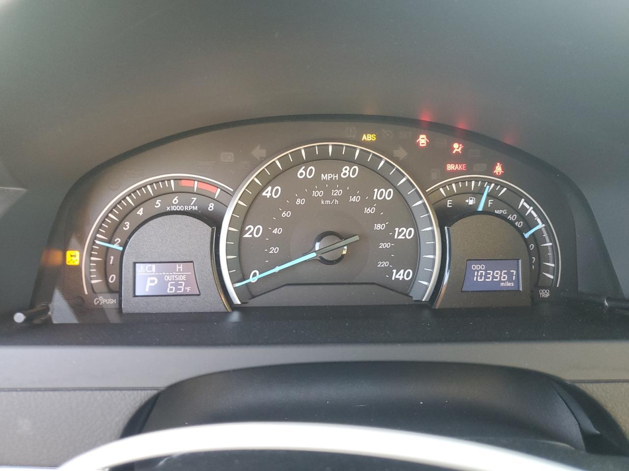 2012 TOYOTA CAMRY