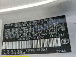 2011 TOYOTA CAMRY