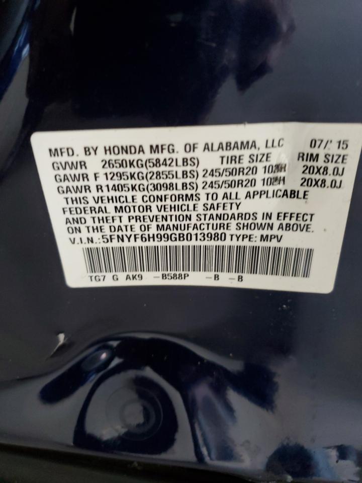 2016 HONDA PILOT