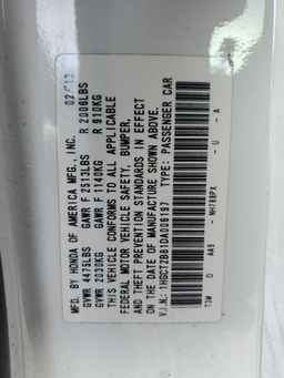 2013 HONDA ACCORD