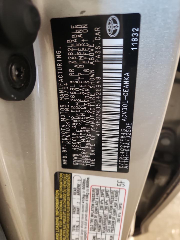 2005 TOYOTA CAMRY