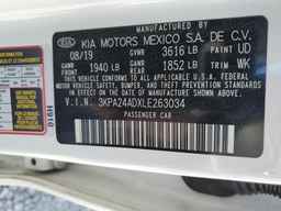 2020 KIA RIO
