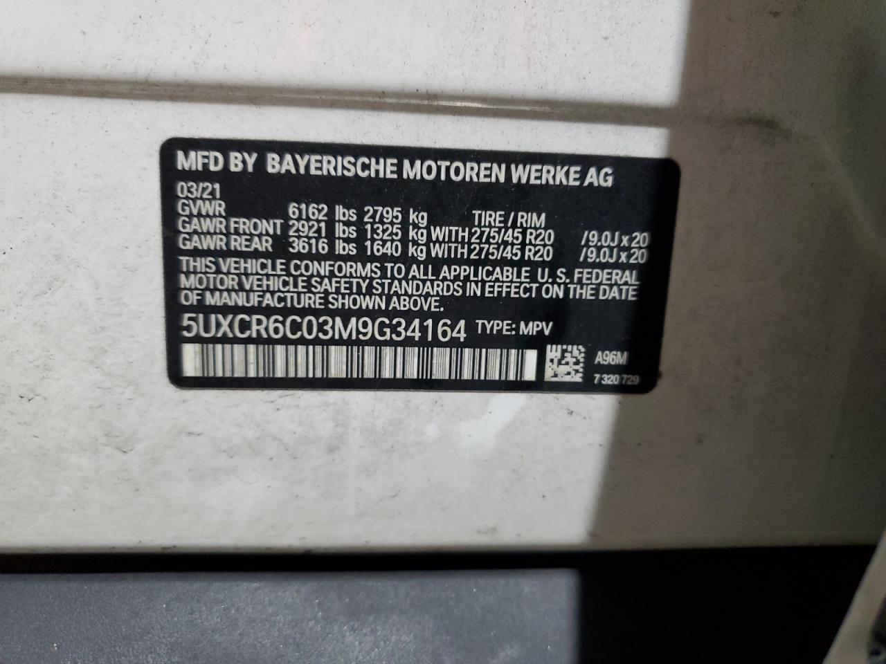 2021 BMW X5