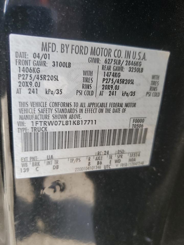 2001 FORD F-150