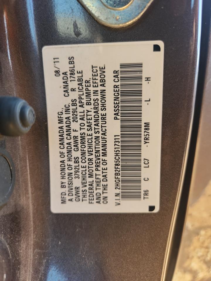 2012 HONDA CIVIC