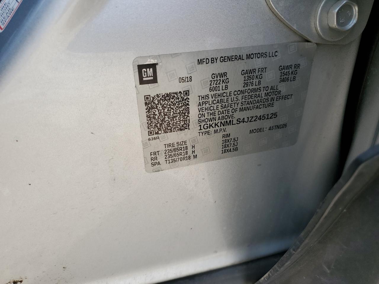 2018 GMC ACADIA