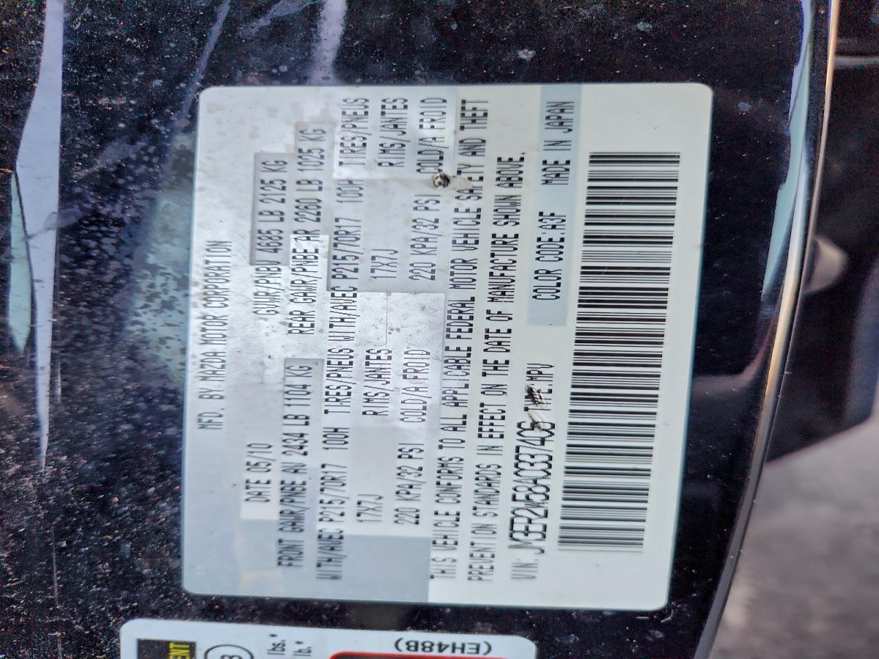 2010 MAZDA CX-7