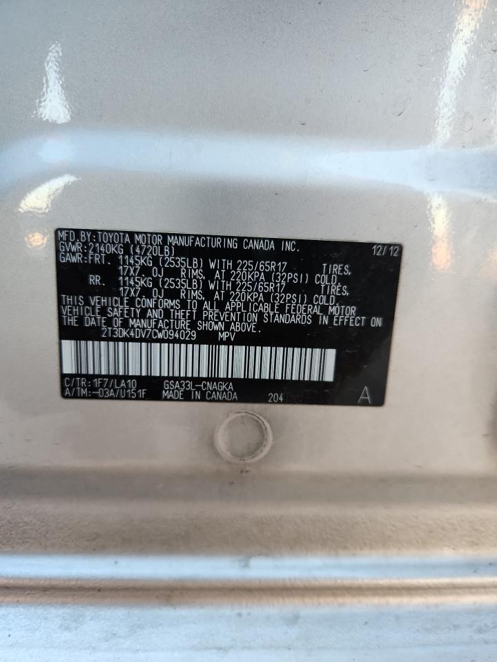 2012 TOYOTA RAV4