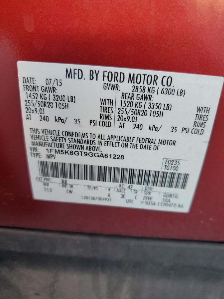 2016 FORD Explorer Sport Trac