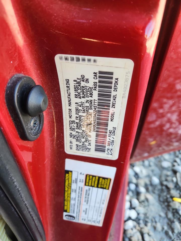 2010 TOYOTA COROLLA