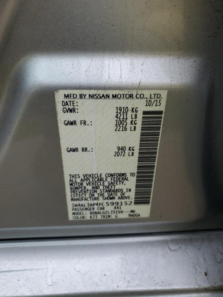 2015 NISSAN ALTIMA