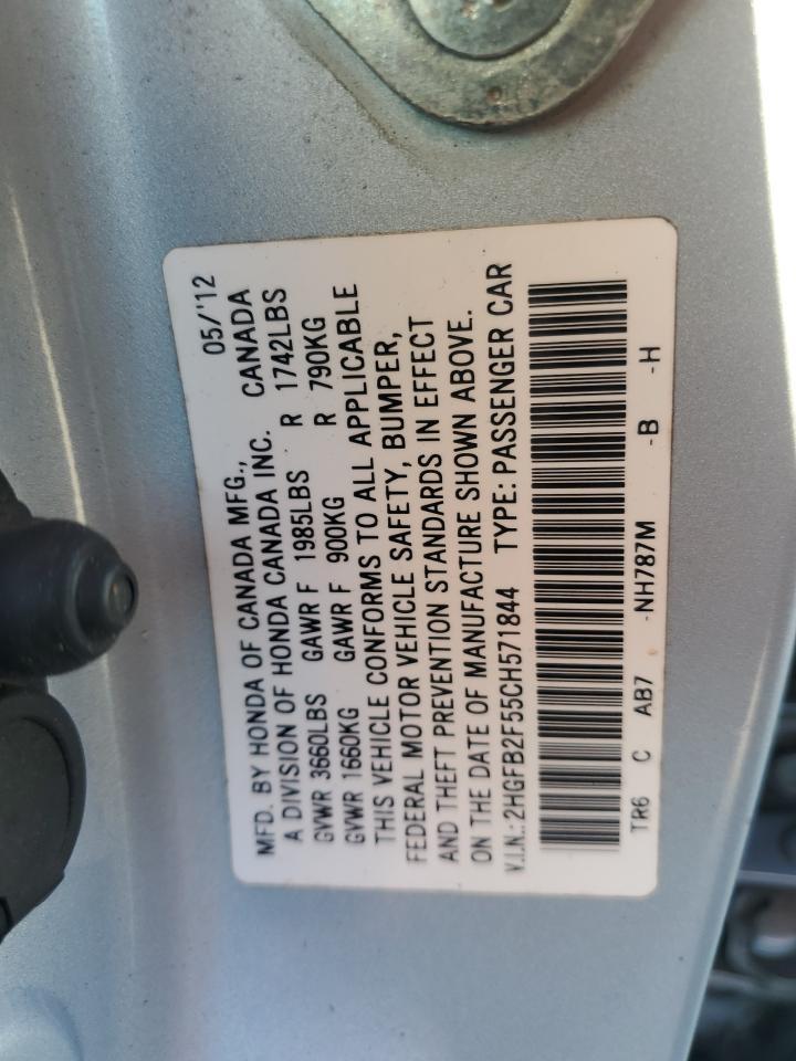 2012 HONDA CIVIC