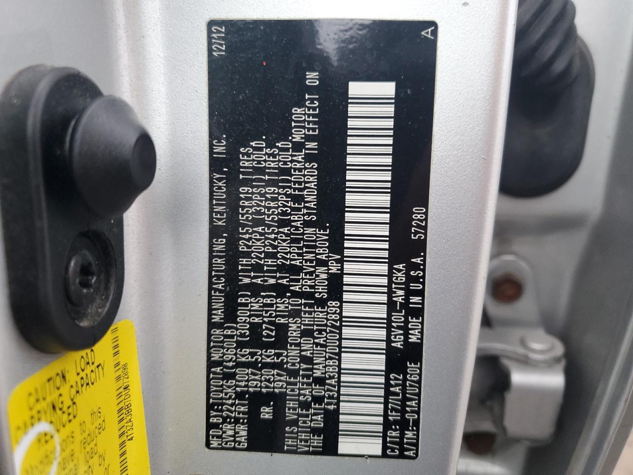 2013 TOYOTA VENZA
