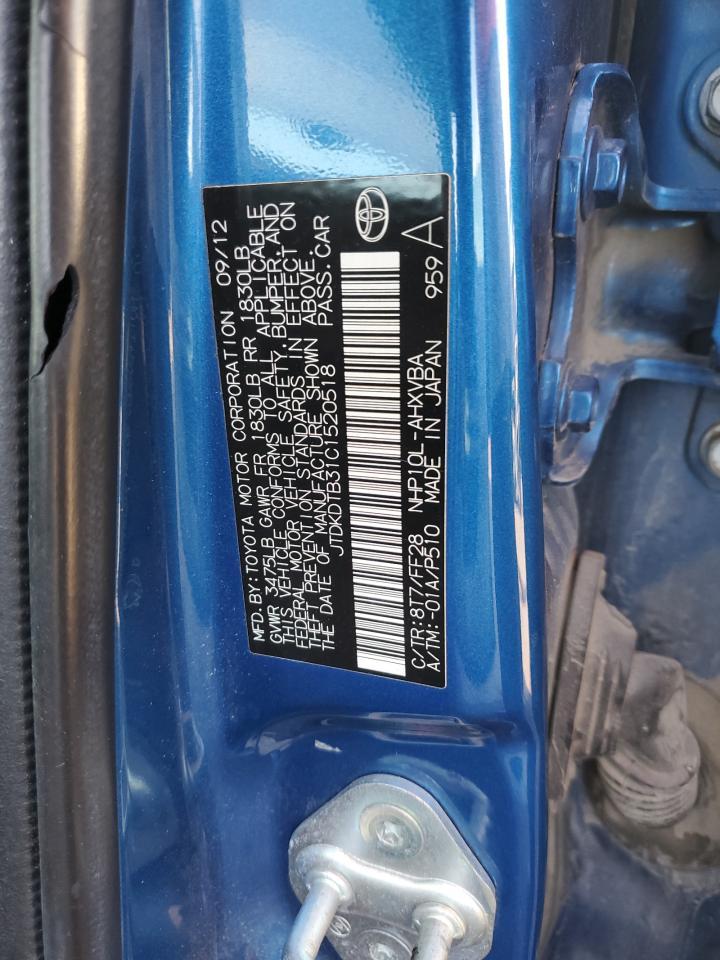 2012 TOYOTA Prius c