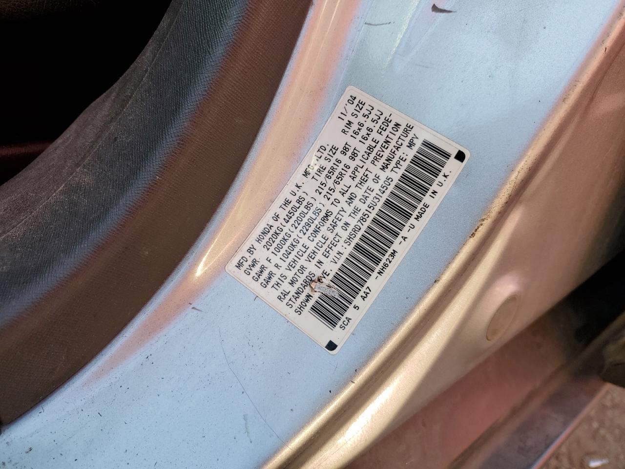 2005 HONDA CR-V