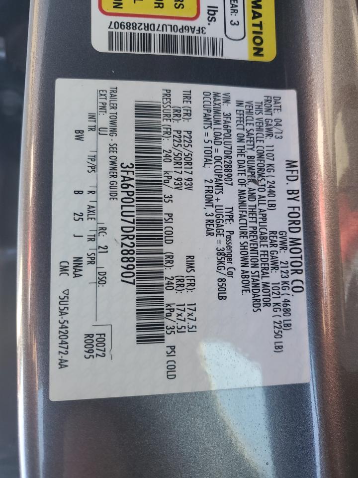 2013 FORD FUSION