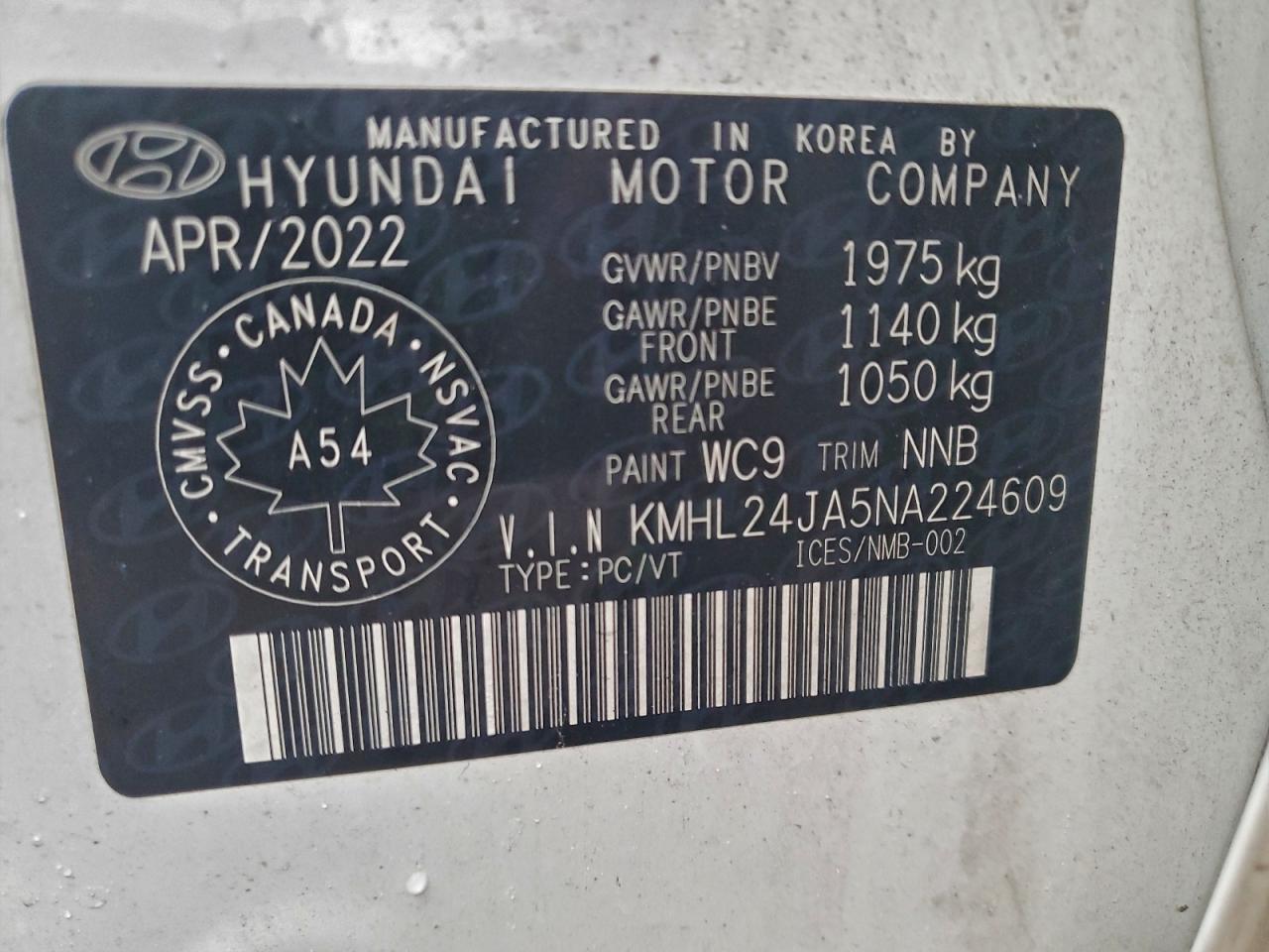 2022 HYUNDAI SONATA