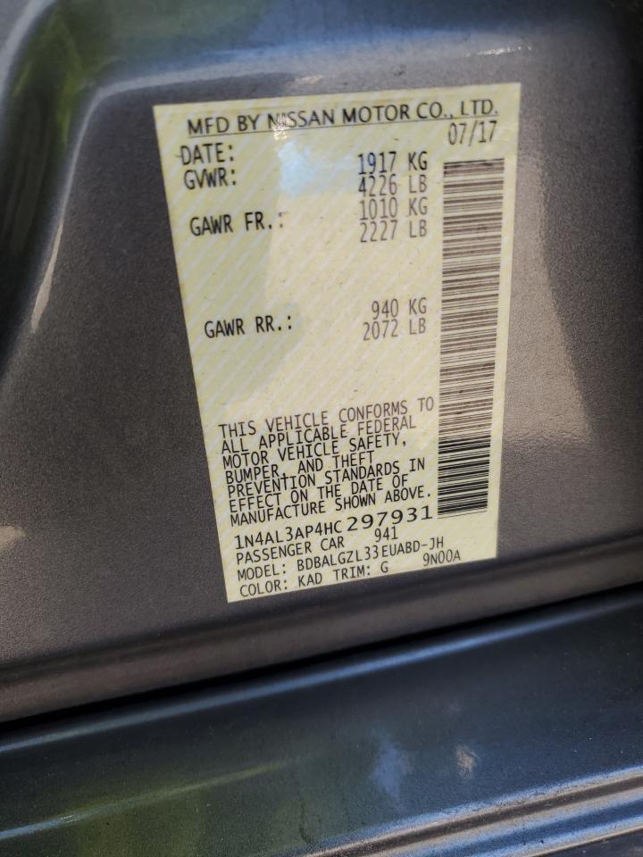 2017 NISSAN ALTIMA
