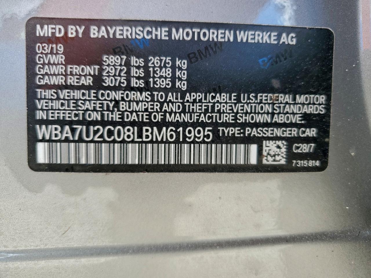 2020 BMW 7 series
