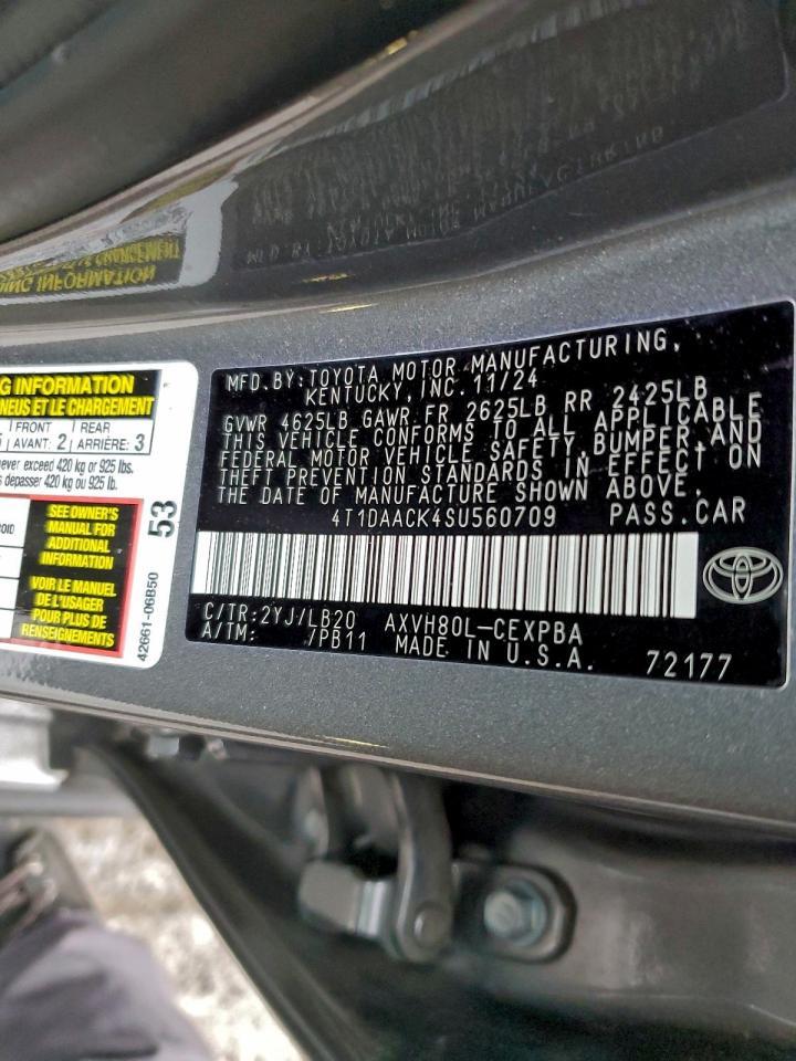 2025 TOYOTA CAMRY