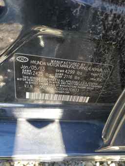 2013 HYUNDAI SONATA
