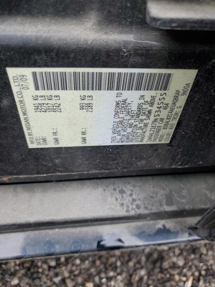 2009 NISSAN ALTIMA