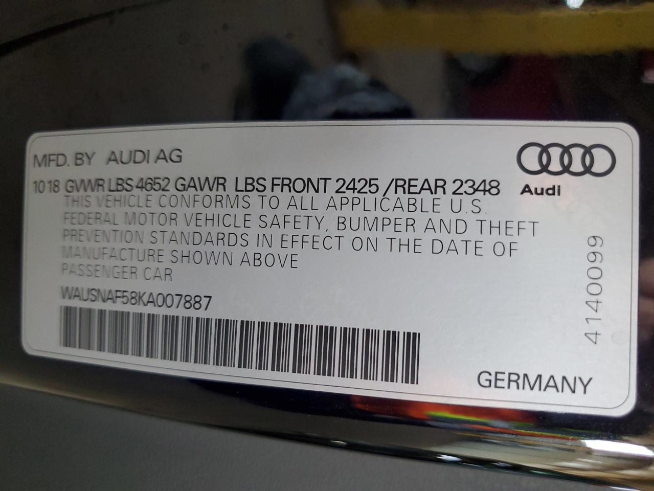 2019 AUDI A5