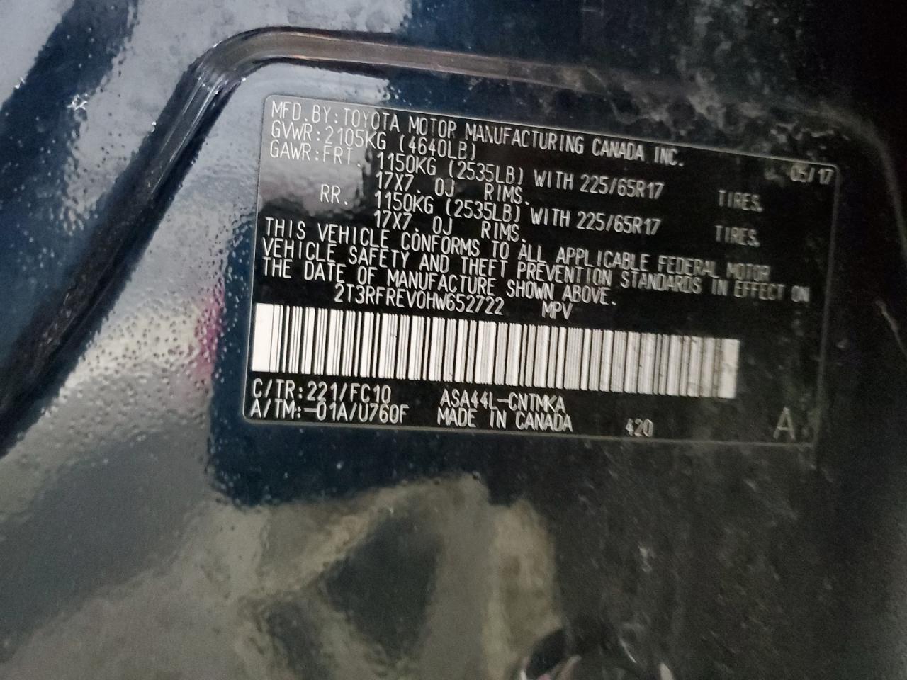 2017 TOYOTA RAV4