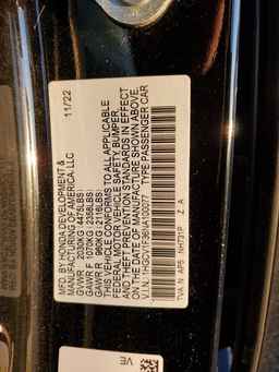 2022 HONDA ACCORD
